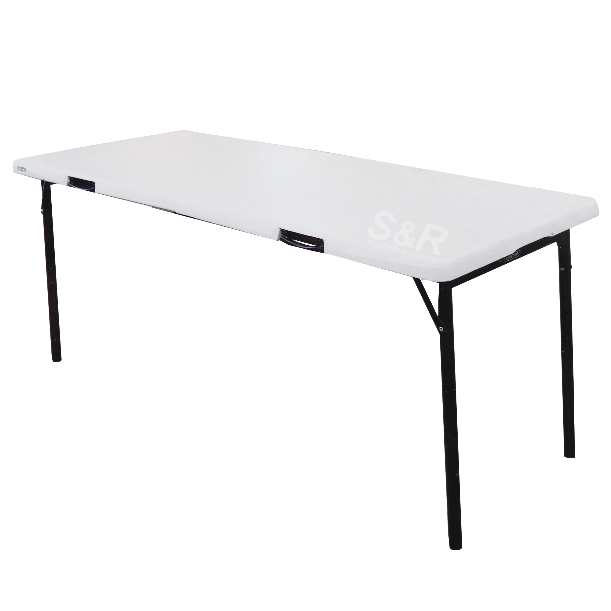 Lifetime Foldable Table 6ft Almond